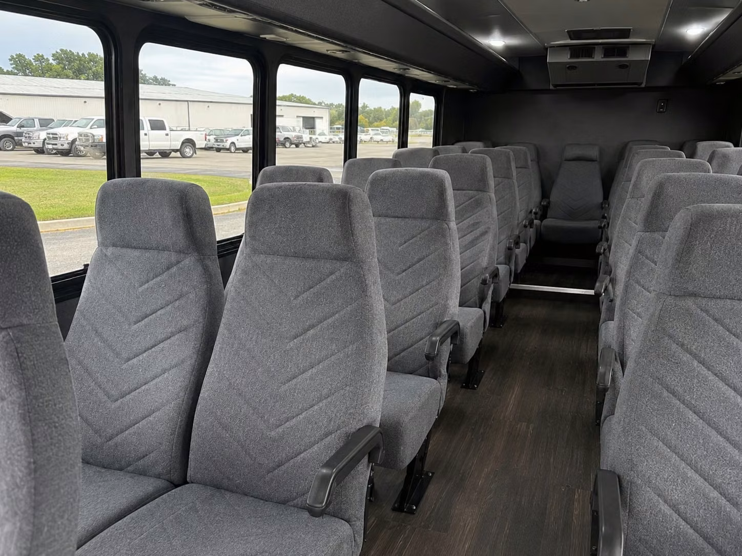 18 passenger minibus interior
