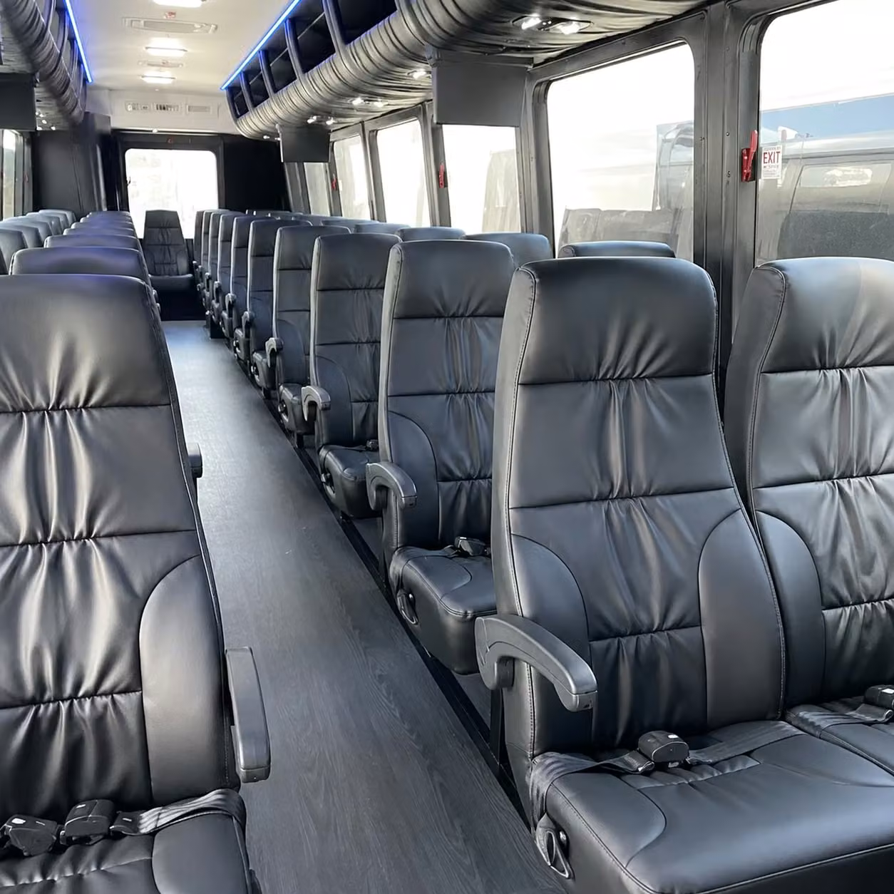 25 passenger minibus interior