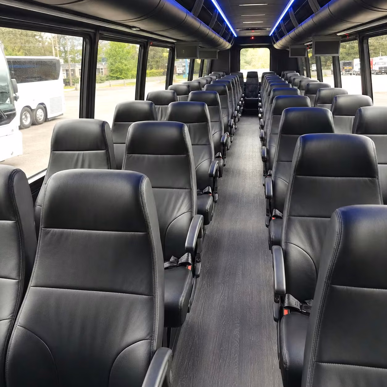 28 passenger minibus inside