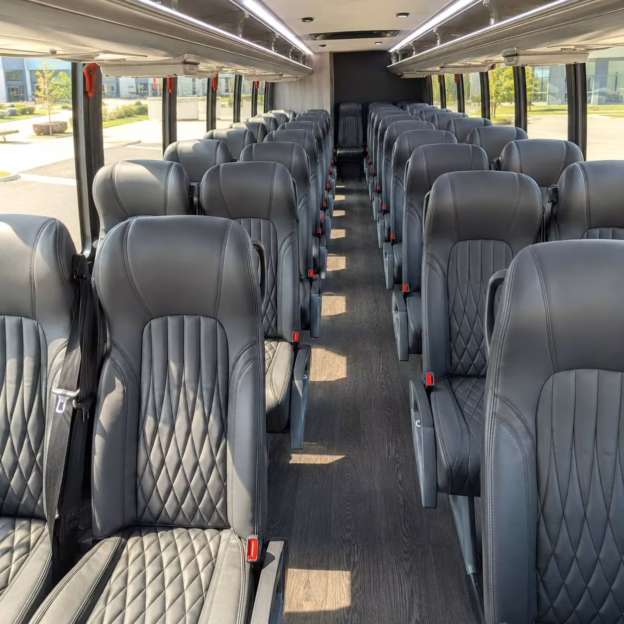 35 passenger minibus interior