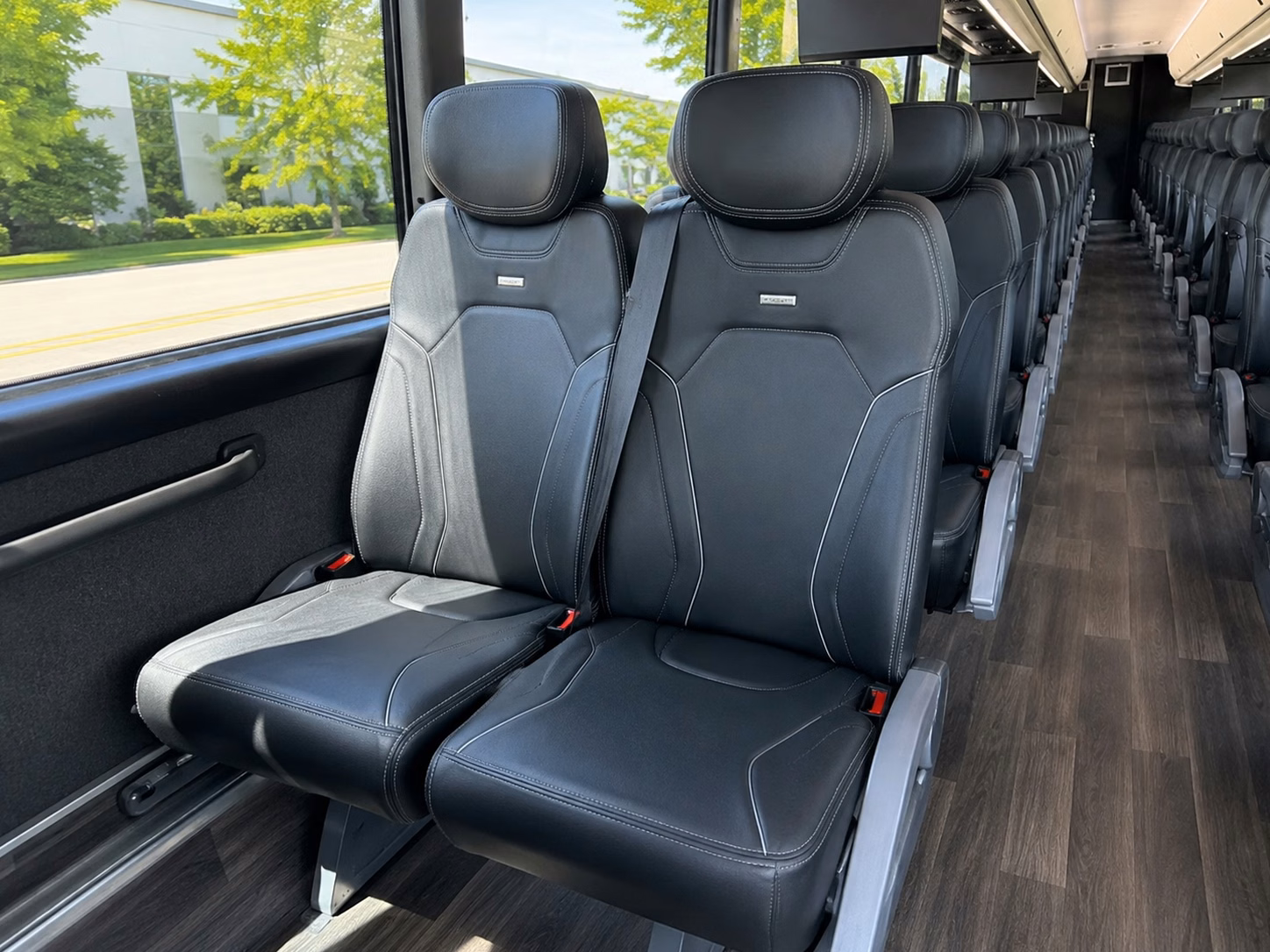 a post reception shuttle bus keeps the night moving safely in ventura